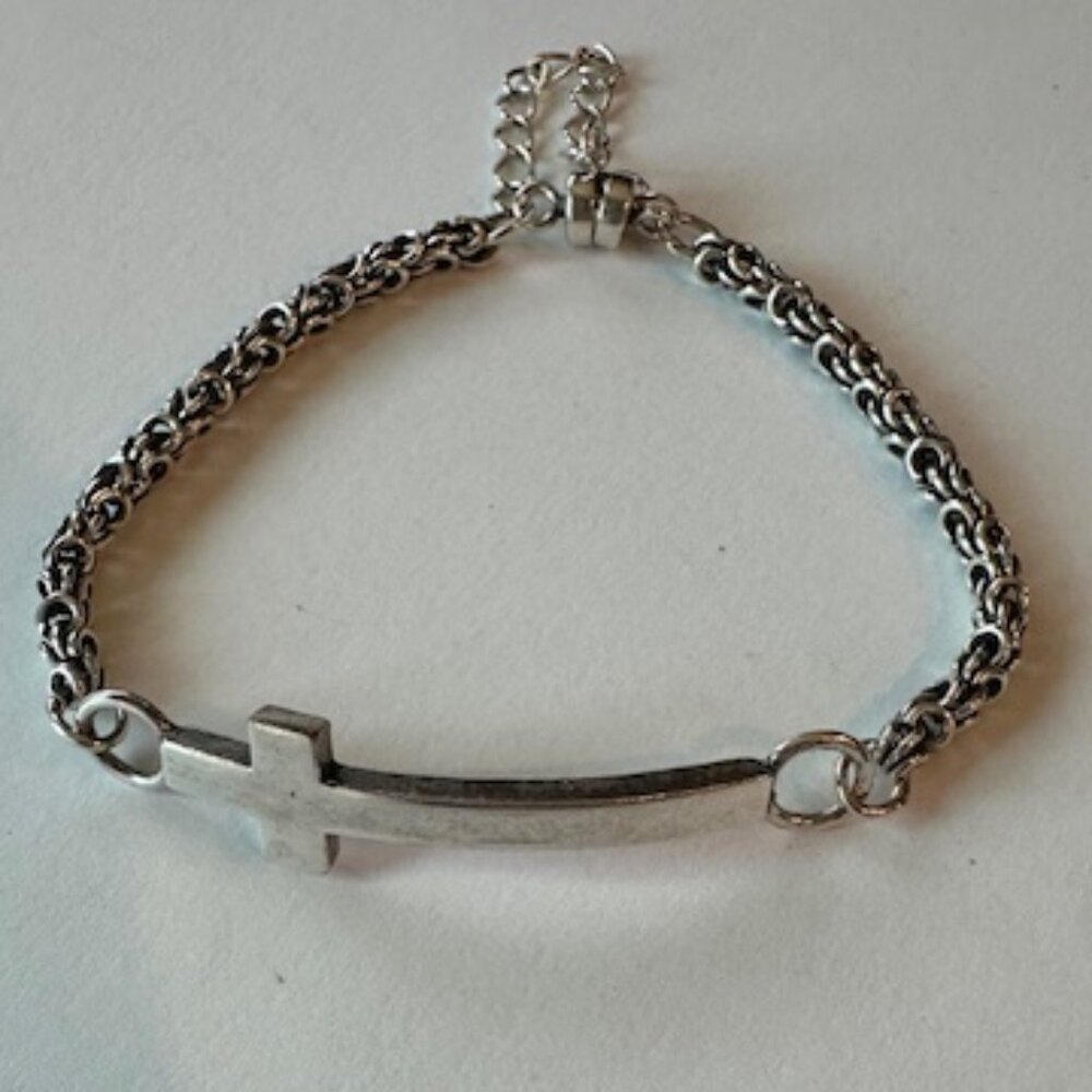 Alex and Ani Horizontal Cross Bracelet